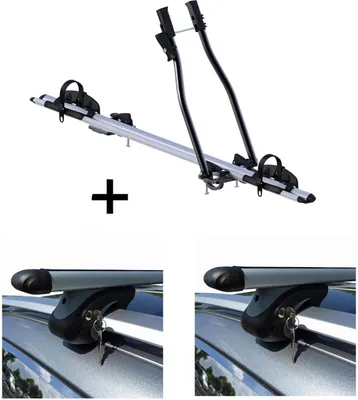 Produktbild von Fahrradträger SAGITTAR + Relingträger VDP L120 kompatibel mit für Opel Vectra B Caravan Kombi 96-03