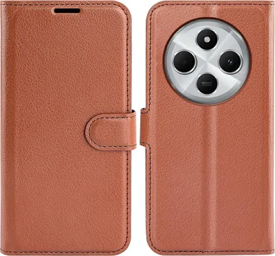 Produktbild von Xiaomi Redmi 14C Hülle - Coverup Klapphülle - Braun
