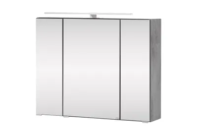 Produktbild von Spiegelschrank Badschrank "Stockholm I" Oxid Stone