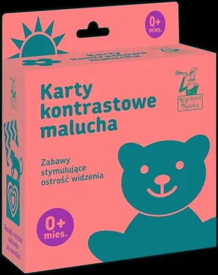 Zdjęcie produktu dla Kontrastkarten Kleinkind Teddybär 0m+, Captain Science