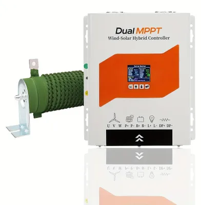 Productafbeelding van Wind-Zonne Hybride Laadregelaar - Zonnepaneel Controller - Windturbine Regelaar - Mppt Laadregelaar