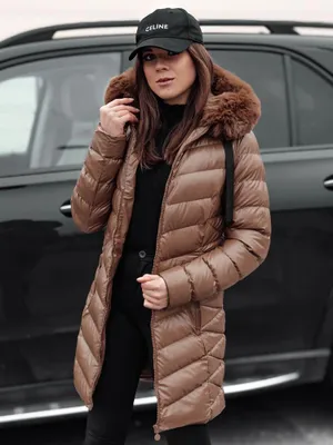 Obrázek produktu pro Dstreet Dámská zimní bunda Crystal hnědá L