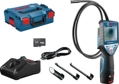 Immagine prodotto di Bosch GIC 120 C Professional Telecamera di ispezione a batteria 12 V 120 cm ( 0601241201 ) + 1x batteria 1,5 Ah + caricabatteria + L-Boxx