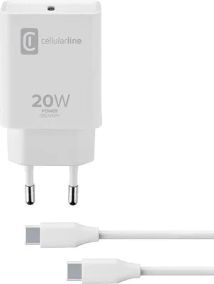 Obrázek produktu pro Cellularline 8018080398445, Vnitřní, AC, 1 m, Bílá