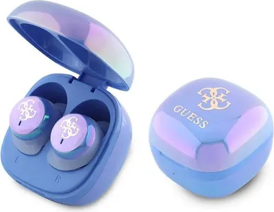 Obrázok produktu pre Bezdrôtové slúchadlá Guess 4g Logo Mini Tws Blue Blue One Size