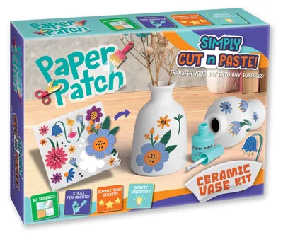 Obrázok produktu pre Zestaw kreatywny Strigo Decoupage Wazon Ceramiczny
