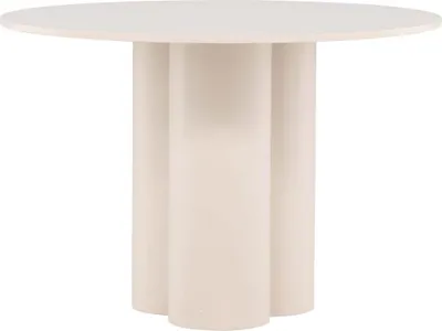 Immagine prodotto di FURNLUX Tavolo da pranzo Olivia Beige 110cm / Hauptfarbe: Beige / Dimensioni: 110 x 110 x 75 cm