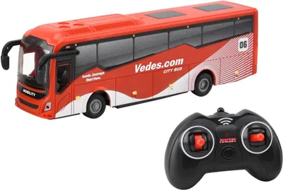 Image de Bus de course R/C avec éclairage, 2,4 GHz, échelle 1:64