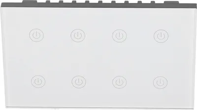 Obrázok produktu pre Dotykový spínač svetla 8 Gang Smart WiFi Bezdrôtový nástenný spínací panel kompatibilný s Google Home AC100?240V