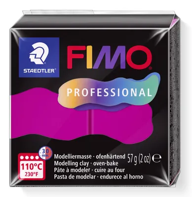 Produktbild von STAEDTLER FIMO professional 8040 ofenhärtende Modelliermasse Einzelprodukt, 57g, reinmagenta