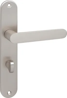 Immagine prodotto di Maniglia interna su piastra lunga WC Malaga Satin Kuchinox KMG_3M3A