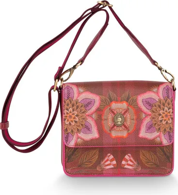 Produktbild von Pip Studio Schultertasche Cross Body Fenna Flores Felices Red (S)