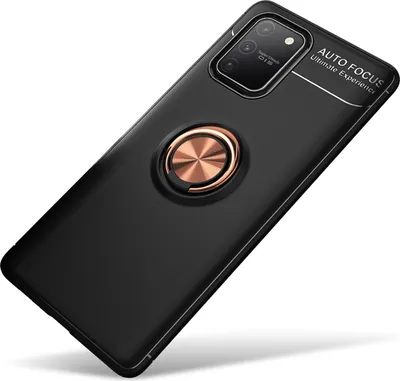 Obrázek produktu pro NALIA 360° kroužkové pouzdro na mobilní telefon pro Samsung Galaxy S10 Lite, silikonový kryt Rose Gold