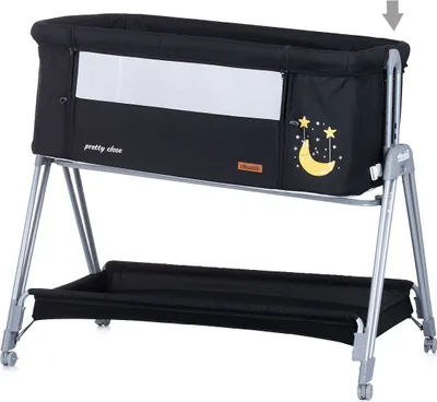 Zdjęcie produktu dla Łóżeczko dziecięce CHIPOLINO Pretty Close 3w1 Raven