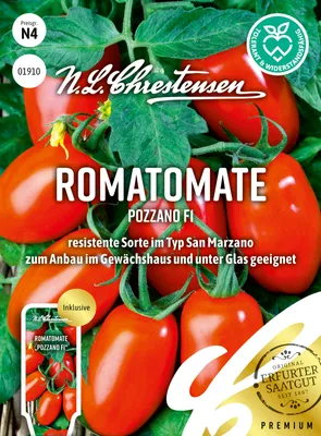 Artikelbild 1 von 'Romatomate Pozzano F1' aus der Kategorie Romatomatensamen