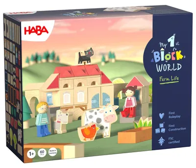 Produktbild von My 1st Block World Unsere große Farm ab 18 Monaten Bauklötze Bausteine