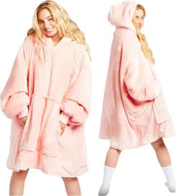 Produktbild von Kuscheldecke, Sweatshirt, weiche, dicke Decke, Oversize-Hoodie, 2-in-1, praktisches Geschenk