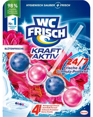 Produktbild von Henkel KRAFT AKTIV WC-Duftspüler Blütenfrische 50 g