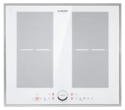 Produktbild von Klarstein Induktionskochfeld, Glaskeramik Kochfeld, Induktionskochfeld mit 4 Platten, Einbau-Induktionskochfeld mit Touch-Display, Digitalanzeige und Timer-Funktion, Schnelles Aufheizen, 7000 Watt