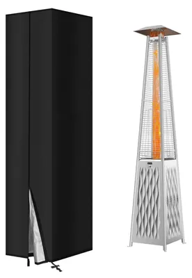 Obrázek produktu pro Kryt na topný panel, vodotěsný, větruodolný, odolný vůči UV záření, rozměry 221x61x53 cm, čtvercový