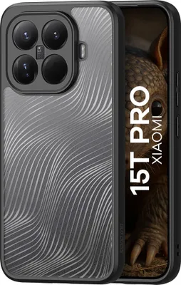 Produktbild von Xiaomi 15T Pro Hülle - Dux Ducis Aimo Series - Transparent TPU Back Cover - Schwarz