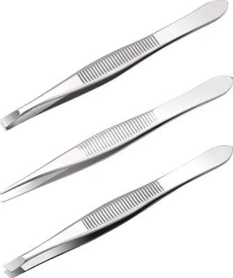 Image de Set de pincettes professionnelles pour épiler les sourcils Set de 3 pincettes pour épiler les sourcils