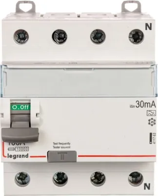 Image de 4P 100A 0,03A Disjoncteur différentiel type A P304 DX3 411763