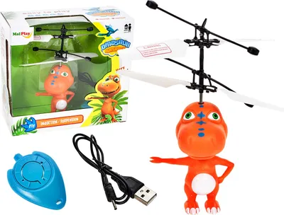 Produktbild von Malplay Fliegendes Spielzeug Handgesteuertes Ufo Alien Flugdinosaurier Weltraum Spielen für Kinder ab 3