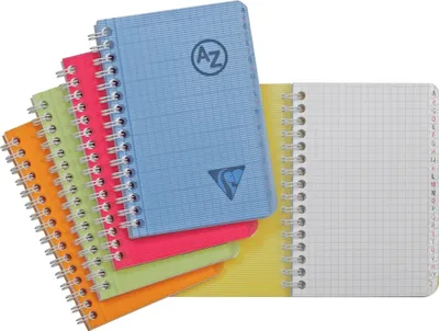 Produktbild von Clairefontaine 10x Adressbuch 9,5x14cm 48 Blatt kariert Farben sortiert 328225C