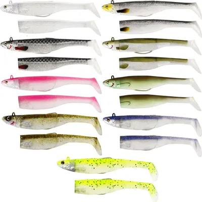 Produktbild von Westin Magic Minnow Jig 15cm 52g - 1 Jigkopf + 2 Gummifische, Farbe:Robo Cod