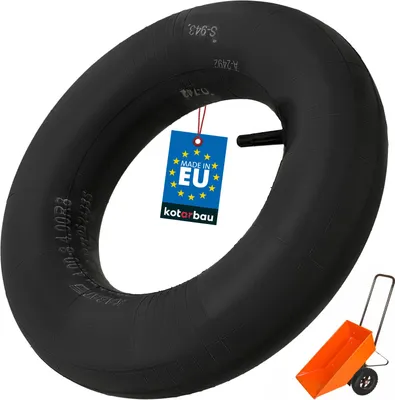 Zdjęcie produktu dla KOTARBAU® Dętka do Taczek 4.00-8 Dętka do Koła Wózka ⌀ 33 cm