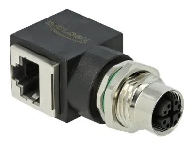 Zdjęcie produktu dla DeLOCK 66316, M12, RJ45, Czarny