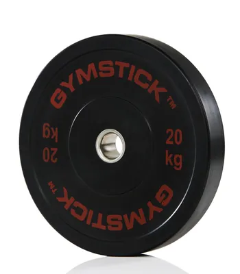 Produktbild von Gymstick 20kg Olympiascheibe Schwarz 20 kg Schwarz 20 kg