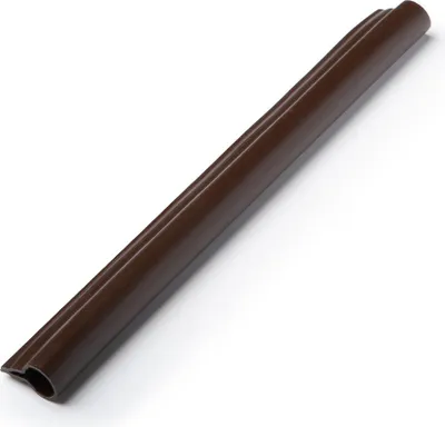 Produktbild von TAMS® 10 Stück Klemmschienen für Sichtschutzstreifen 19 cm Braun