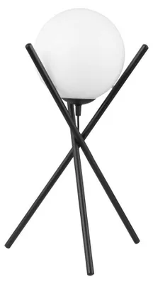 Produktbild von EGLO SALVEZINAS, Schwarz, Weiß, Glas, Stahl, Wohnzimmer, IP20, II, E14