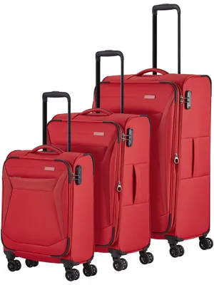 Zdjęcie produktu dla Travelite CHIOS 4w L/M/S Trolley Set Red 080040-10