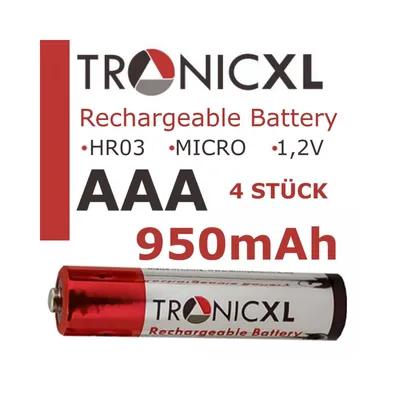 Immagine prodotto di Batteria ricaricabile 950mah ad alta potenza AAA di ricambio per telefono cordless Siemens Gigaset cordless