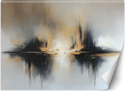 Produktbild von Vlies fototapete Abstraktion Beige Grau 200x140 cm Feeby Beige inkl. Kleber einfache Montage