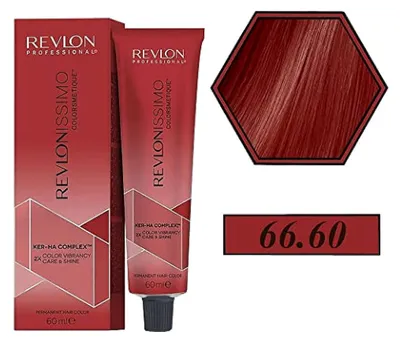 Produktbild von Revlon Professional Revlonissimo Colorsmetique 66.60 Rot Intensiv, Rot, Rot Intensiv, Frauen, 60 ml, Glanz, Weichmachend, Tube