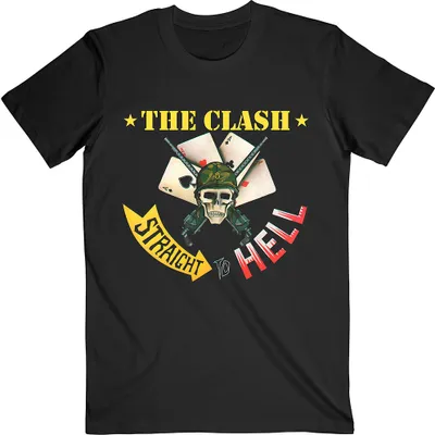Produktbild von The Clash Straight To Hell Single Black M T-Shirt