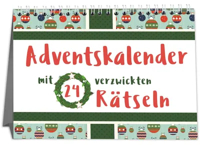 Produktbild von Rätsel Adventskalender Erwachsene mit 24 Rätseln MAL WAS ANDERES