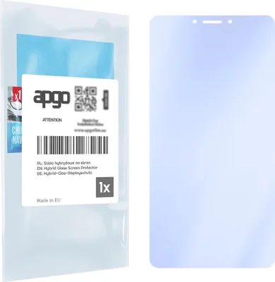 Produktbild von apgo Displayschutzglas für Xiaomi Mi Max 2 Bildschirmschutz, 9H Hybrid Schutzglas mit Keramikbeschichtung [Glänzend, Full Glue]