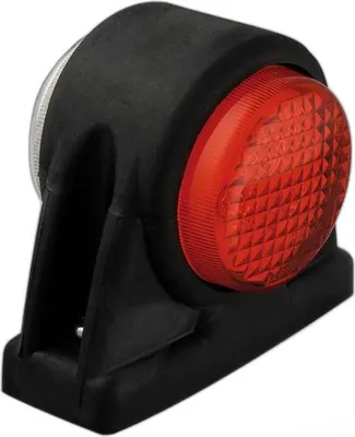 Produktbild von Umrissleuchte 12/24V rot/weiß 101x82mm LED im Blister