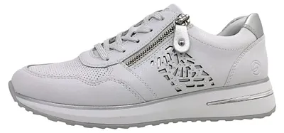 Immagine prodotto di Scarpe da trekking da donna Remonte, modello con lacci, colore bianco, ideali per il tempo libero