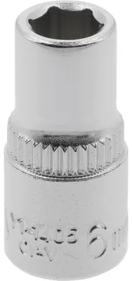 Obrázok produktu pre Yato YT-1405, Jedna položka, Nástrčkový kľúč, Chróm-vanadová oceľ, 1/4", Chróm, 25 mm