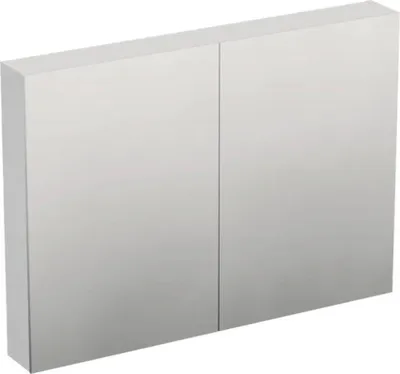 Produktbild von Jungborn Spiegelschrank TRENTA 100 x 14,4 x 72 cm weiß zu B073 matt 3-türig IP 44