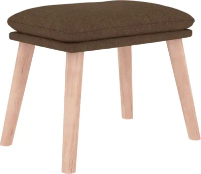 Zdjęcie produktu dla vidaXL Podnóżek brązowy 45x29,5x35 cm Tkanina