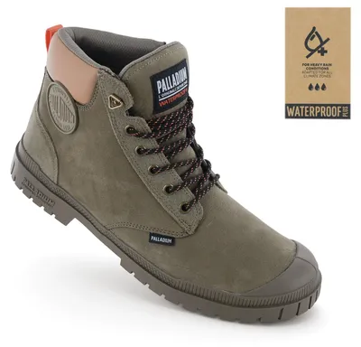 Produktbild von Palladium SP20 CUFF LTH WP+ - Herren Winter Stiefel Leder Grün 79568-308-M , EU 43 US 10