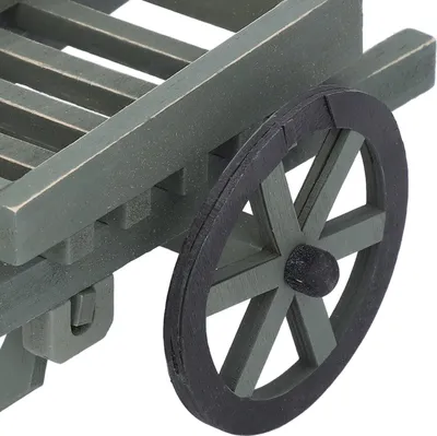Immagine prodotto di 1:12 Carrello da giardino per casa delle bambole Giocattolo Accessori decorativi realistici per mobili Miniatura
