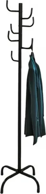 Produktbild von Gerimport - Kleiderstander - schwarz - Eisen - 8 Haken - 50 x 175 cm